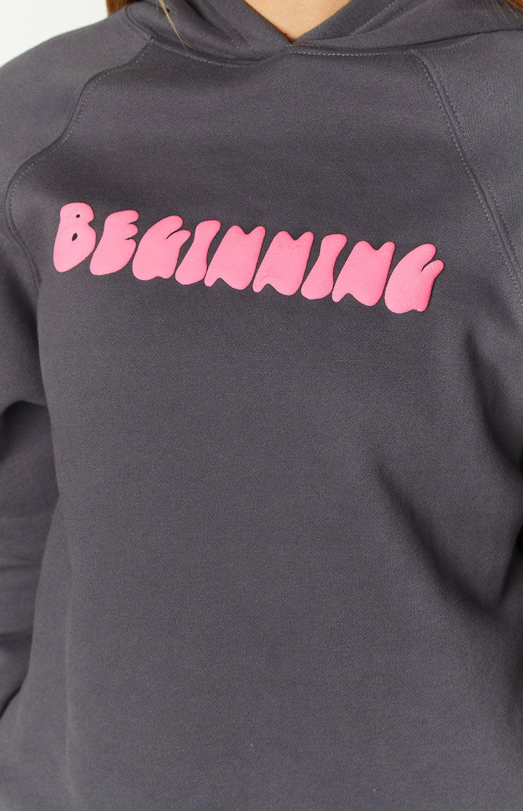 Beginning Slate Bubble Hoodie Image