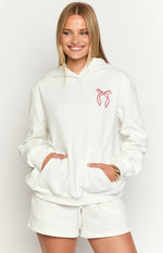 Beginning White Sweetie Hoodie Image