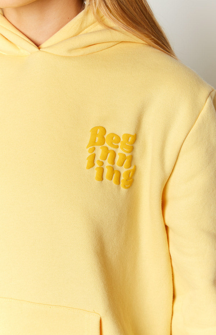 Beginning Yellow Snuggle Bubble Hoodie Image