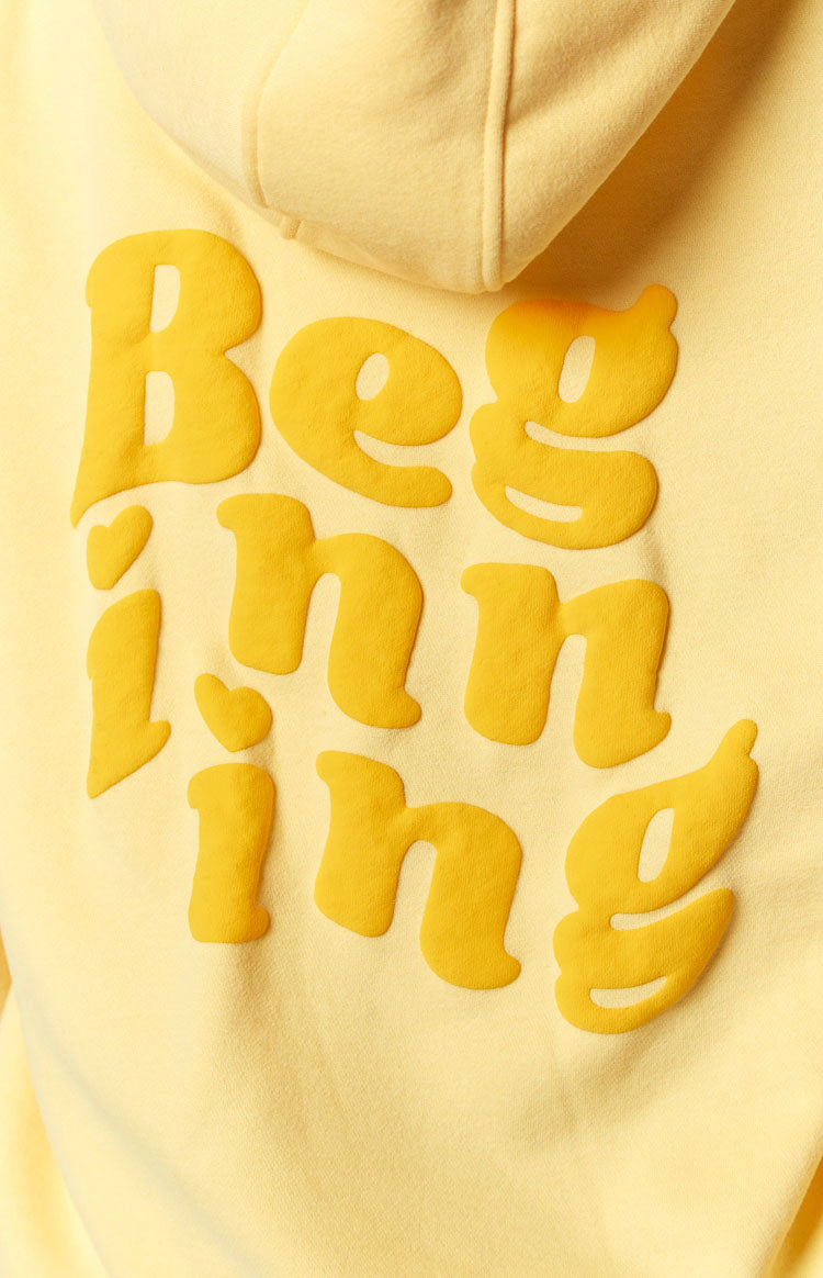 Beginning Yellow Snuggle Bubble Hoodie