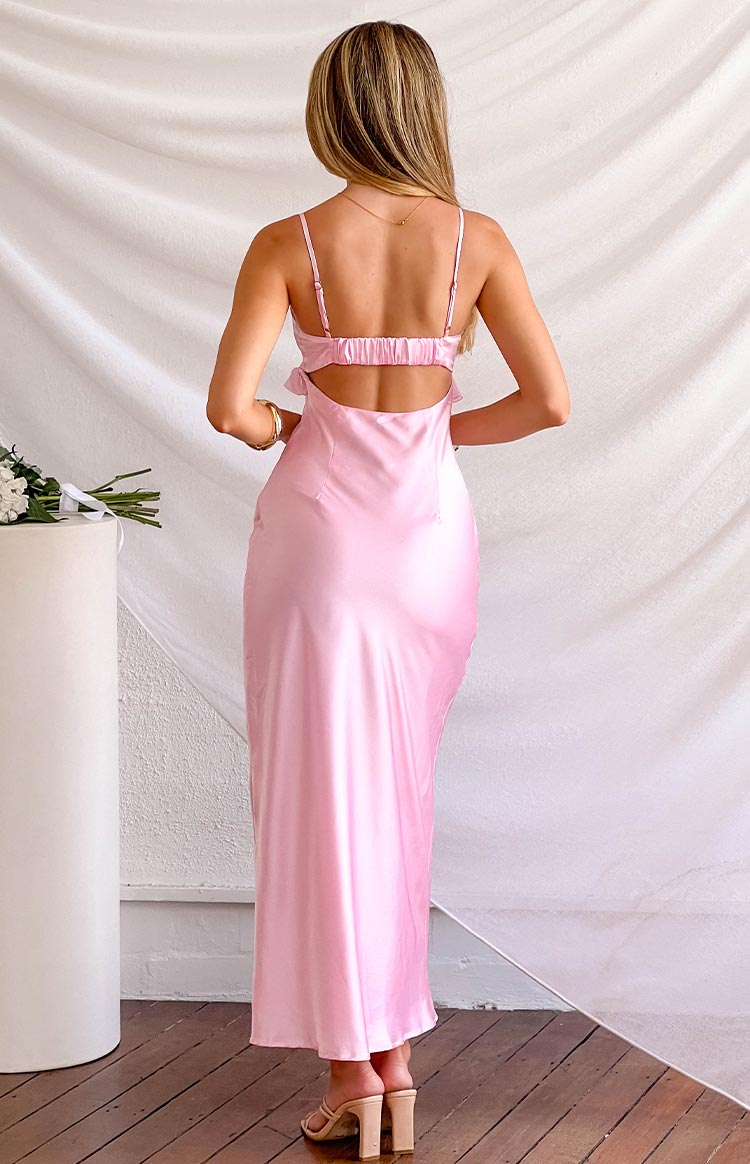 Bella Pink Maxi Dress Image