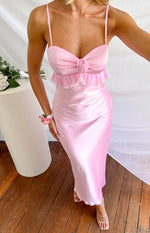 Bella Pink Maxi Dress Image