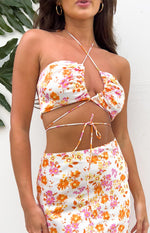 Bella Floral Crop Top Image