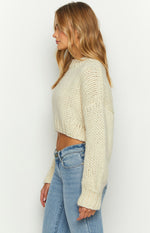 Belmont Cream Sweater Image