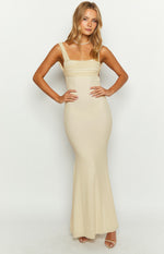 Beverley Cream Mesh Maxi Dress Image