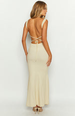 Beverley Cream Mesh Maxi Dress Image