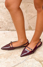 Billini Ilie Mulberry Patent Mules Image