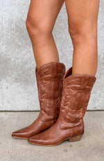 Billini Ottile Tan Cowboy Boots Image