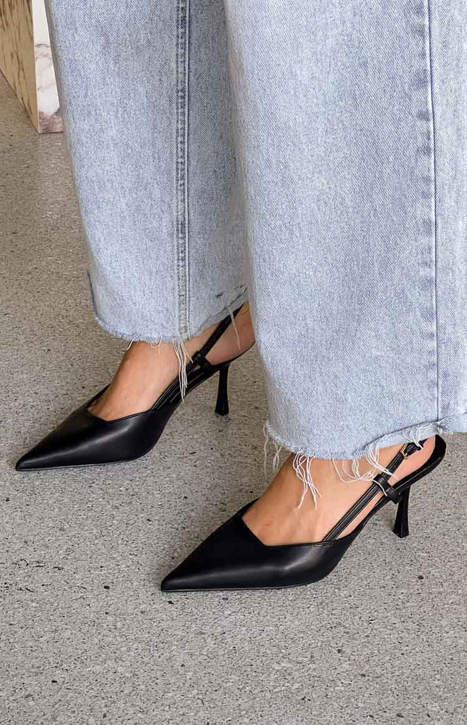 Billini Isabel Black Heels – Beginning Boutique NZ