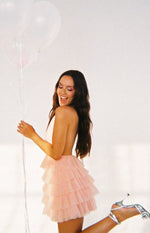 Birthday Cake Pink Mini Dress Image