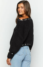 Bea Black Sweater Image