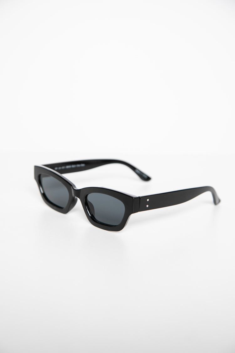 Black Slimline Sunglasses Image