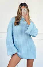 Bonnie Blue Sweater Dress Image