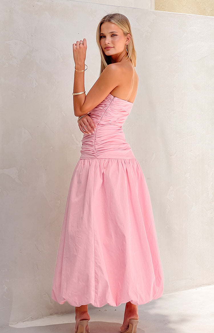 Boulevard Pink Strapless Maxi Dress Image