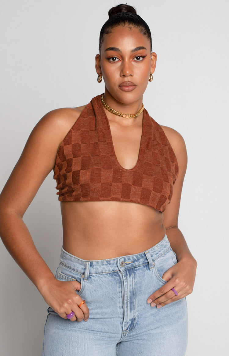 Bradley Crop Top Brown Image