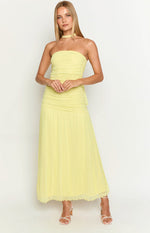 Brayan Yellow Maxi Dress Image