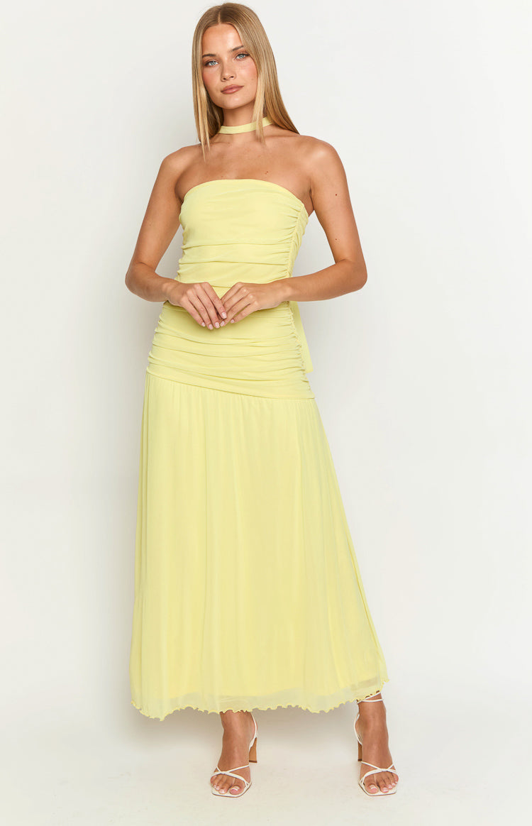 Brayan Yellow Maxi Dress Image