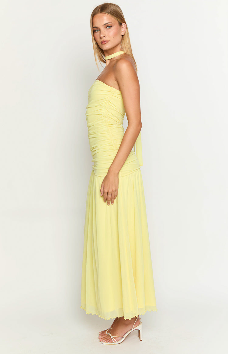 Brayan Yellow Maxi Dress Image