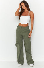 Bronx Khaki Drawcord Cargo Pants Image