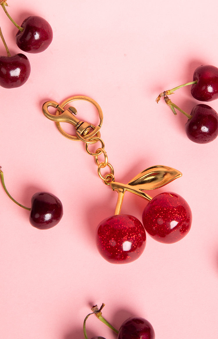 Cherry Gold Keyring (FREE OVER $180) Image