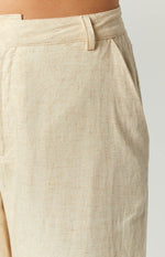 Cabo Cream Linen Blend Pants Image