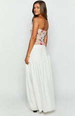 Cade White Maxi Skirt Image