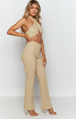 Cher Rib Pants Gold Image