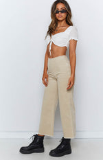 Churchtown Pants Beige Cord Image