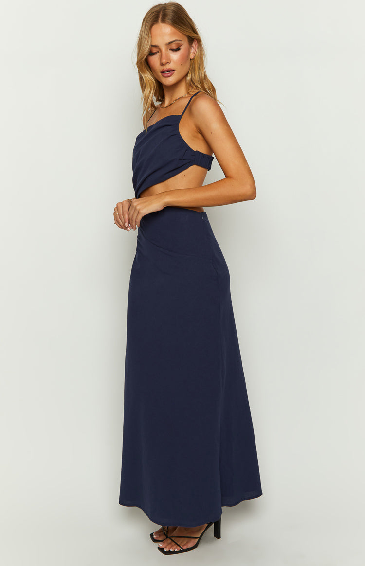 Cindy Blue Maxi Dress Image