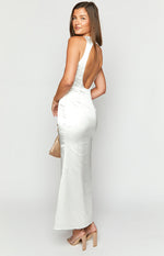 Clara White Maxi Dress Image