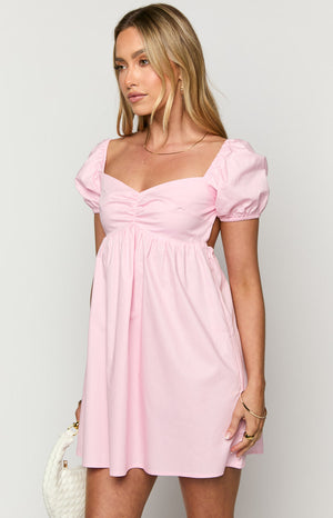 Clara Pink Mini Dress