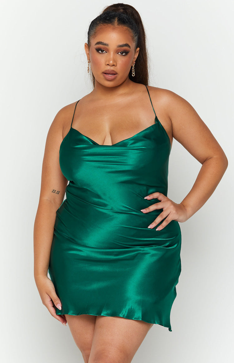 Come and Get It Party Dress Emerald