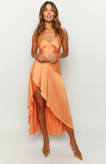 Corrina Orange Maxi Dress Image