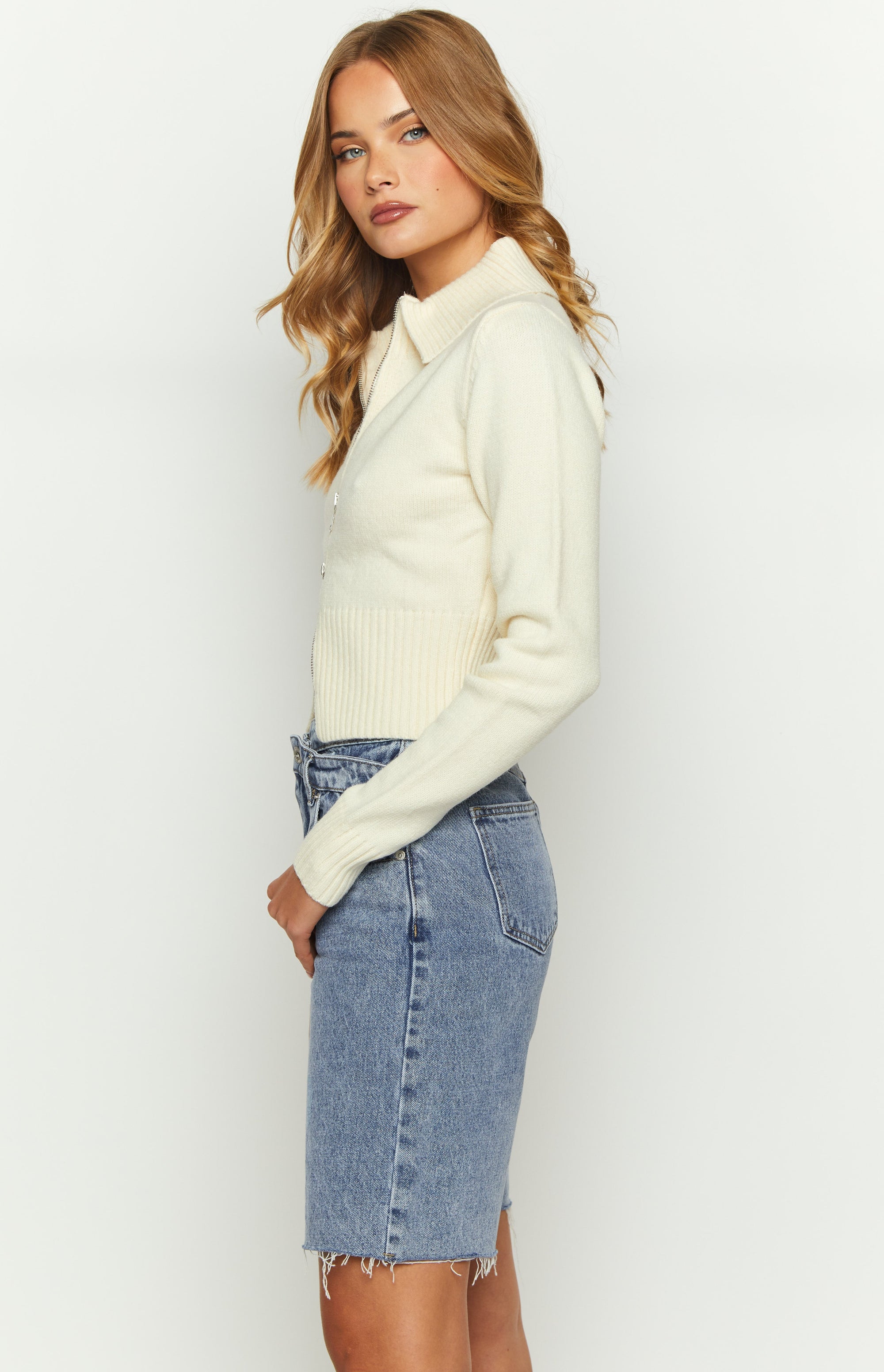 Cozy Cloud Cream Sweater Image