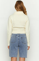 Cozy Cloud Cream Sweater Image