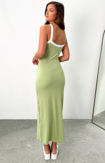 Cynthia Green Maxi Dress Image