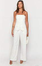 Dien White Tailored Pants Image