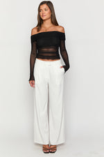 Dien White Tailored Pants Image