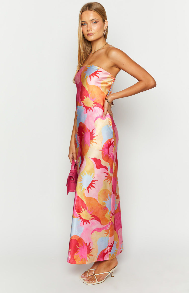 Damia Sun Print Maxi Dress Image