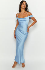 Darby Light Blue Maxi Formal Dress Image