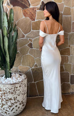 Darby White Maxi Formal Dress Image