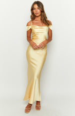 Darby Yellow Maxi Formal Dress Image