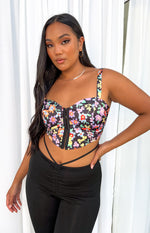 Davina Floral Corset Top Image