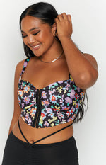 Davina Floral Corset Top Image