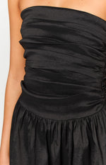 Dayton Black Strapless Maxi Dress Image