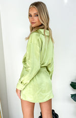 Deeper Water Mini Dress Green Image