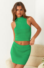 Dominica Green Knit Tank Image