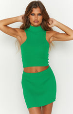 Dominica Green Knit Tank Image