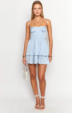 Bethany Blue Mini Dress Image