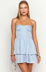 Bethany Blue Mini Dress Image